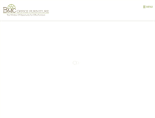 Tablet Screenshot of bmcofficefurniture.com